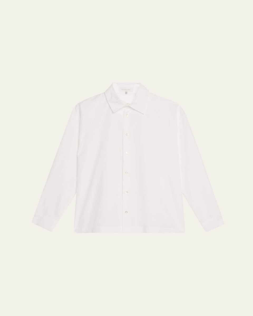 Slim Shirt with Collar (Regular Length)